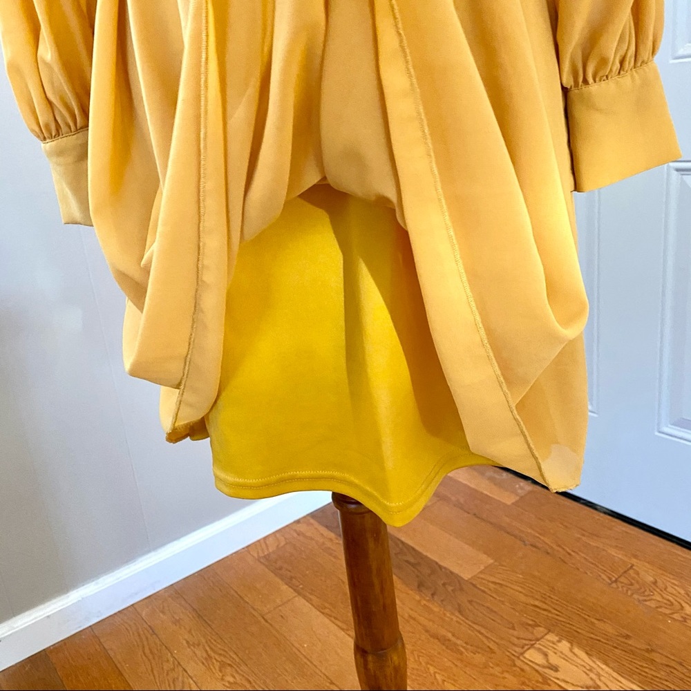 Pinkblush Yellow Tie Dress - Picture 14 of 16